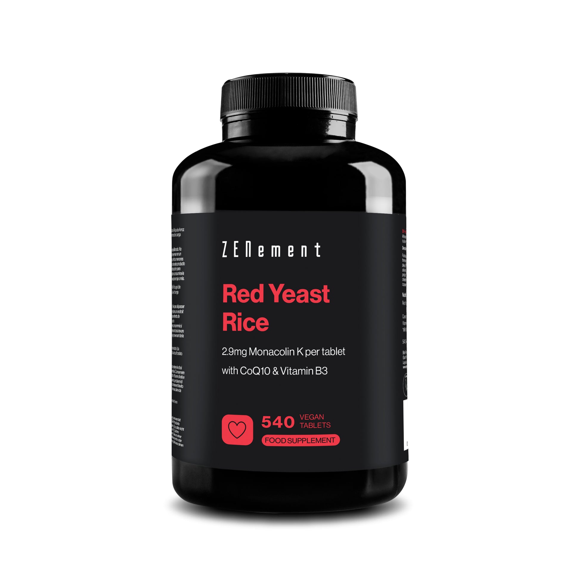 Roter Reis-Extrakt 2,9 mg Monacolin K pro Tablette - 540 Tabletten