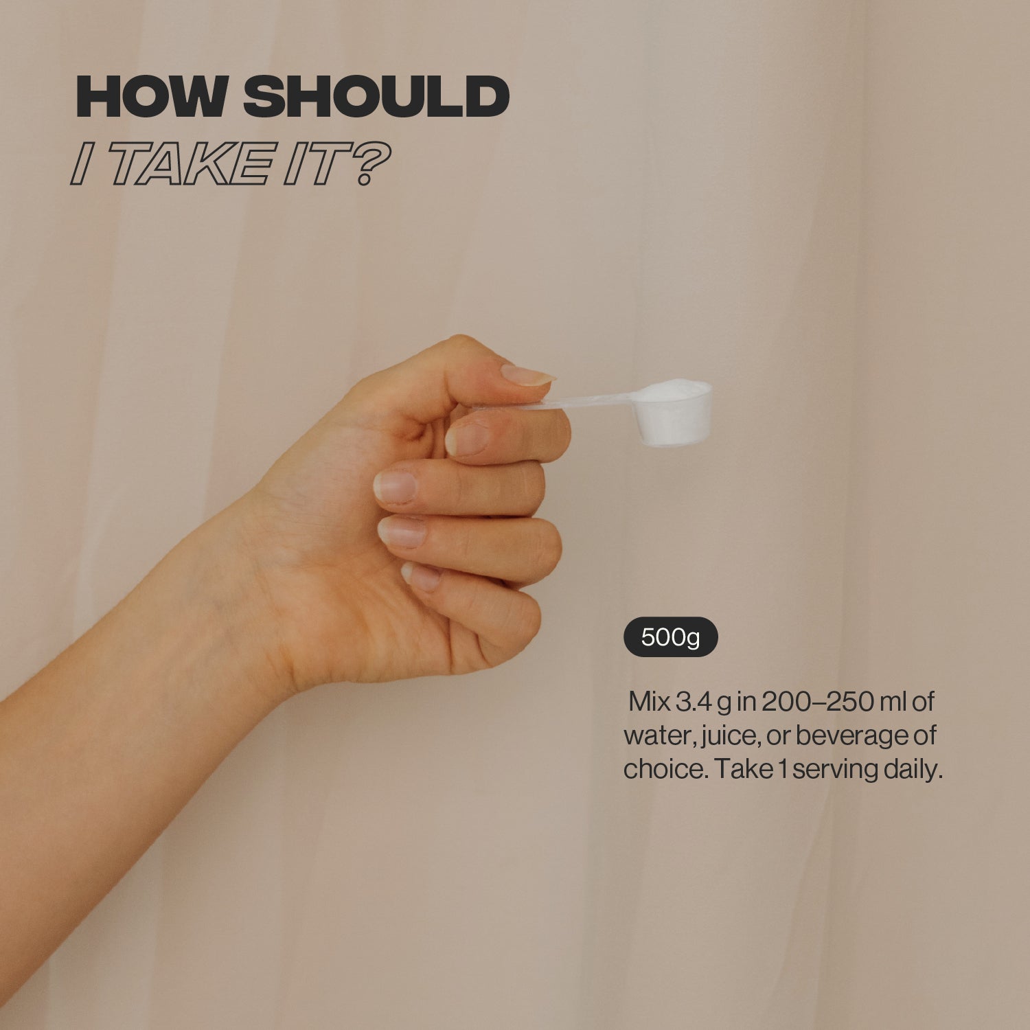 Creatina Monohidrato Pura en Polvo - 500g