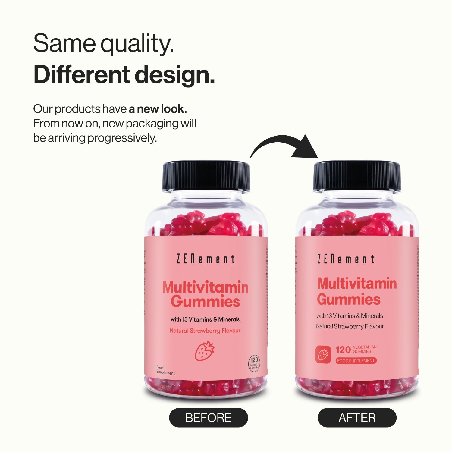Multivitamin Gummibärchen Mit 13 Vitaminen & Mineralien - 120 Gummies