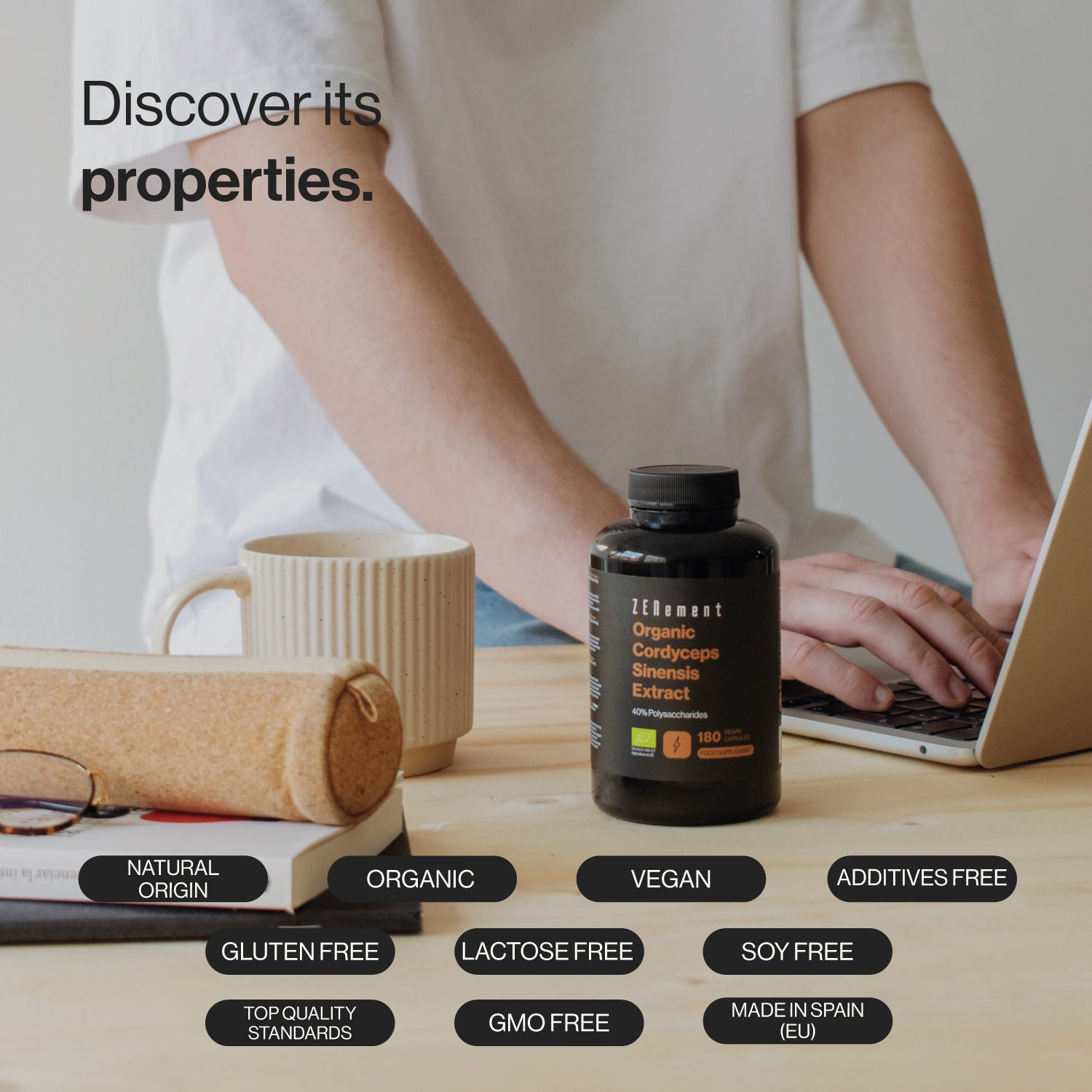Bio Cordyceps Sinensis extract 40% Polysaccharide - 180 Kapseln