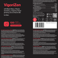 VigoriZen avec Maca Noire, Tribulus terrestris, L-Arginine, Panax ginseng, Zinc et Vitamine B6 - 120 Gélules Véganes