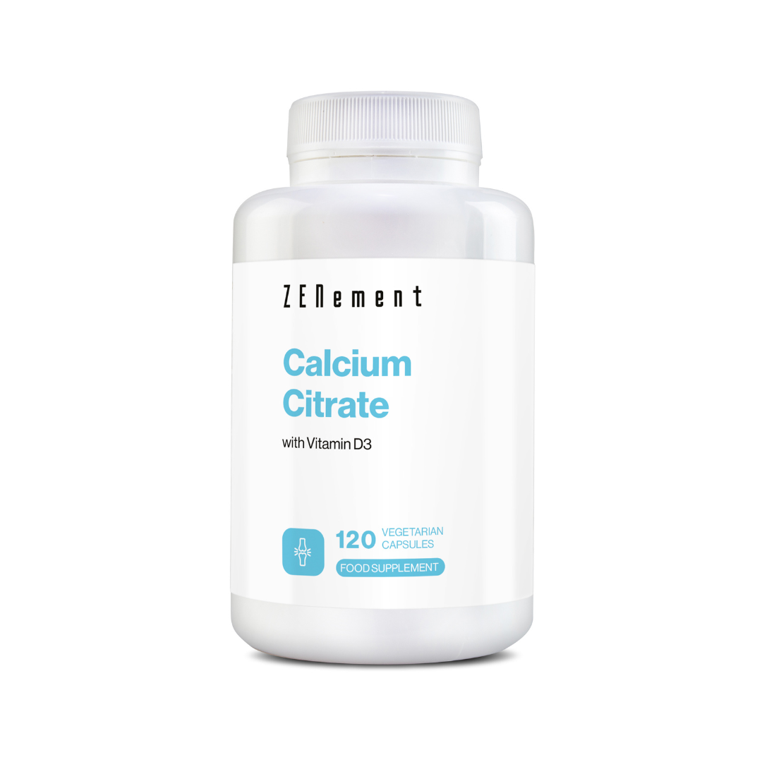 Citrate de Calcium avec Vitamine D3 - 120 Gélules