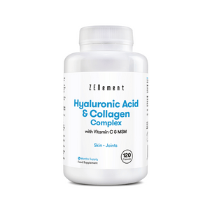 Acide Hyaluronique et Collagène avec MSM et Vitamine C - 120 Gélules