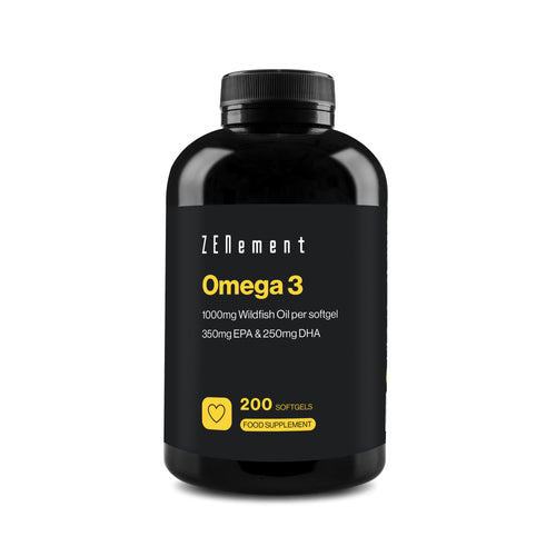 Oméga-3 Huile de Poissons Sauvages 1000 mg 35% EPA I 25% DHA - Capsules