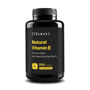 Natural Vitamin E - 400 IU (D-Alpha-Tocopherol) - 200 Softgels