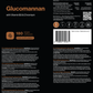 Glucomannane avec Vitamine B3 et Chrome - 180 Gélules