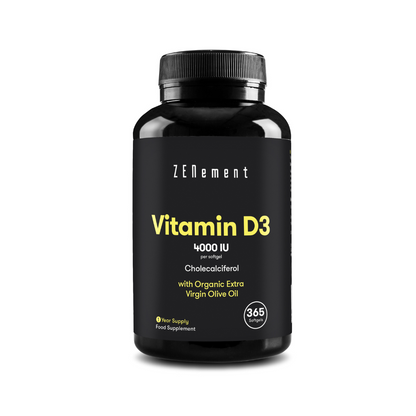 Vitamin D3 400 IU pro Kapseln - 365 Weiche Kapseln