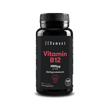 Vitamine B12 1000 µg par comprimé - 365 Comprimés