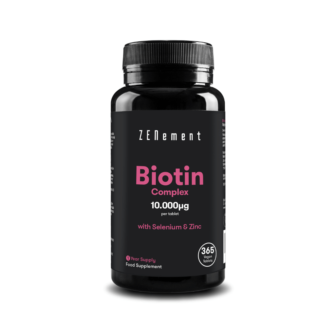 Biotin10000mcgpertabletwithSeleniumandZinc-365Tablets