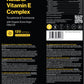 Natürlicher Vitamin E Komplex Tocopherole & Tocotrienole - 120 Weiche Kapseln