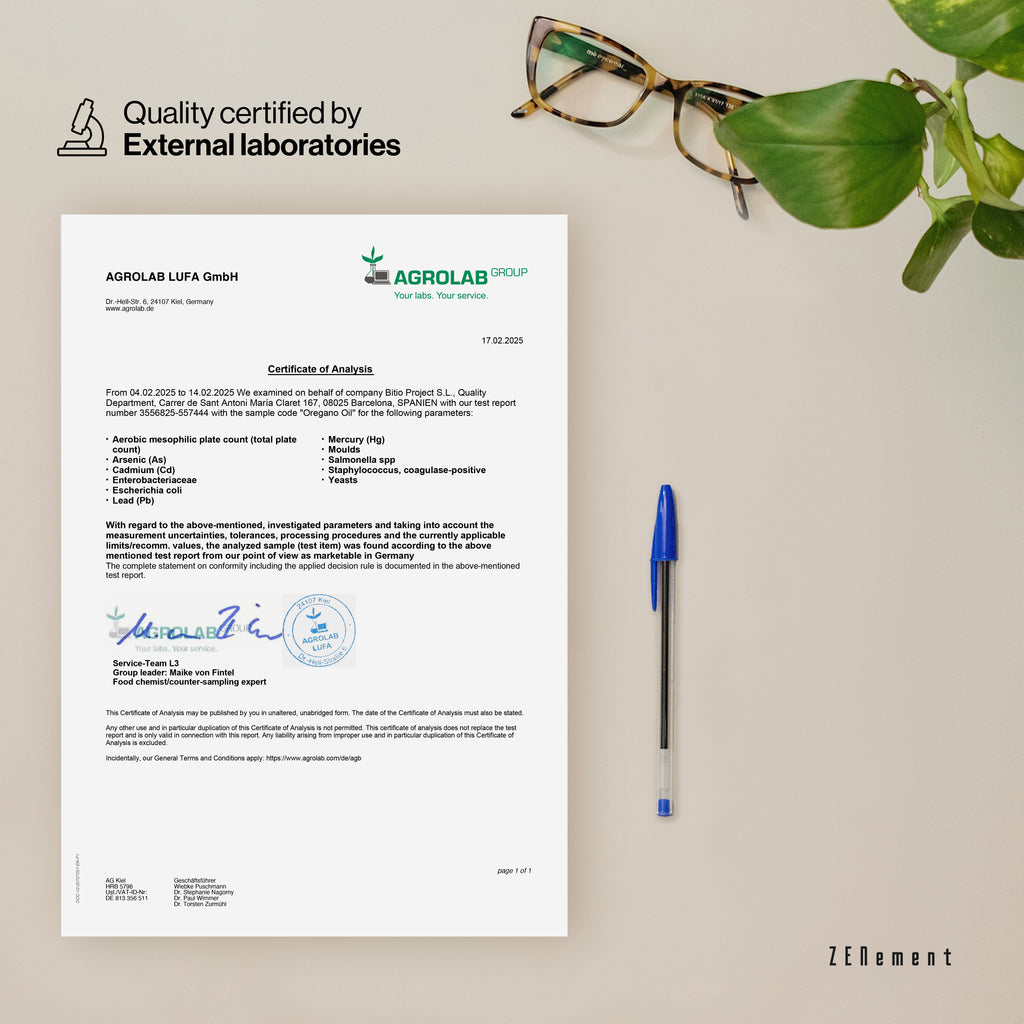 Olio di origano Biologico 70% Carvacrolo, 3% Timolo - 120 Capsule Softgel