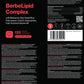 BerbeLipid Complex avec Berbérine, Levure de Riz Rouge, Polycosanol, Q10, Astaxantine, Acide Folique et Vitamine B1 - 120 Gélules