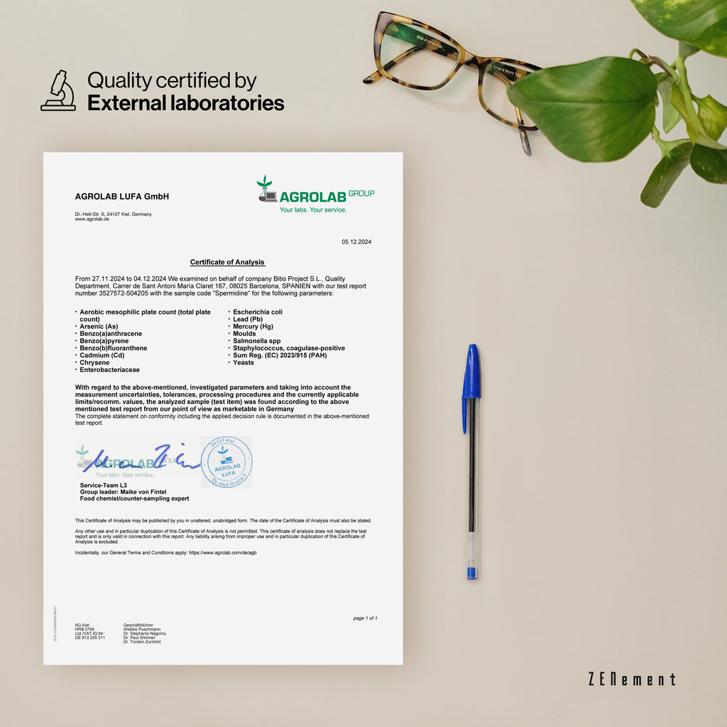 Spermidine 6 mg par gélule - 120 Gélules Véganes