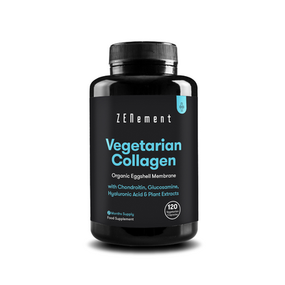 Collagene Vegetariano Con Condroitina, Glucosamina, Acido Ialuronico ed Estratti di Piante - 120 Capsule