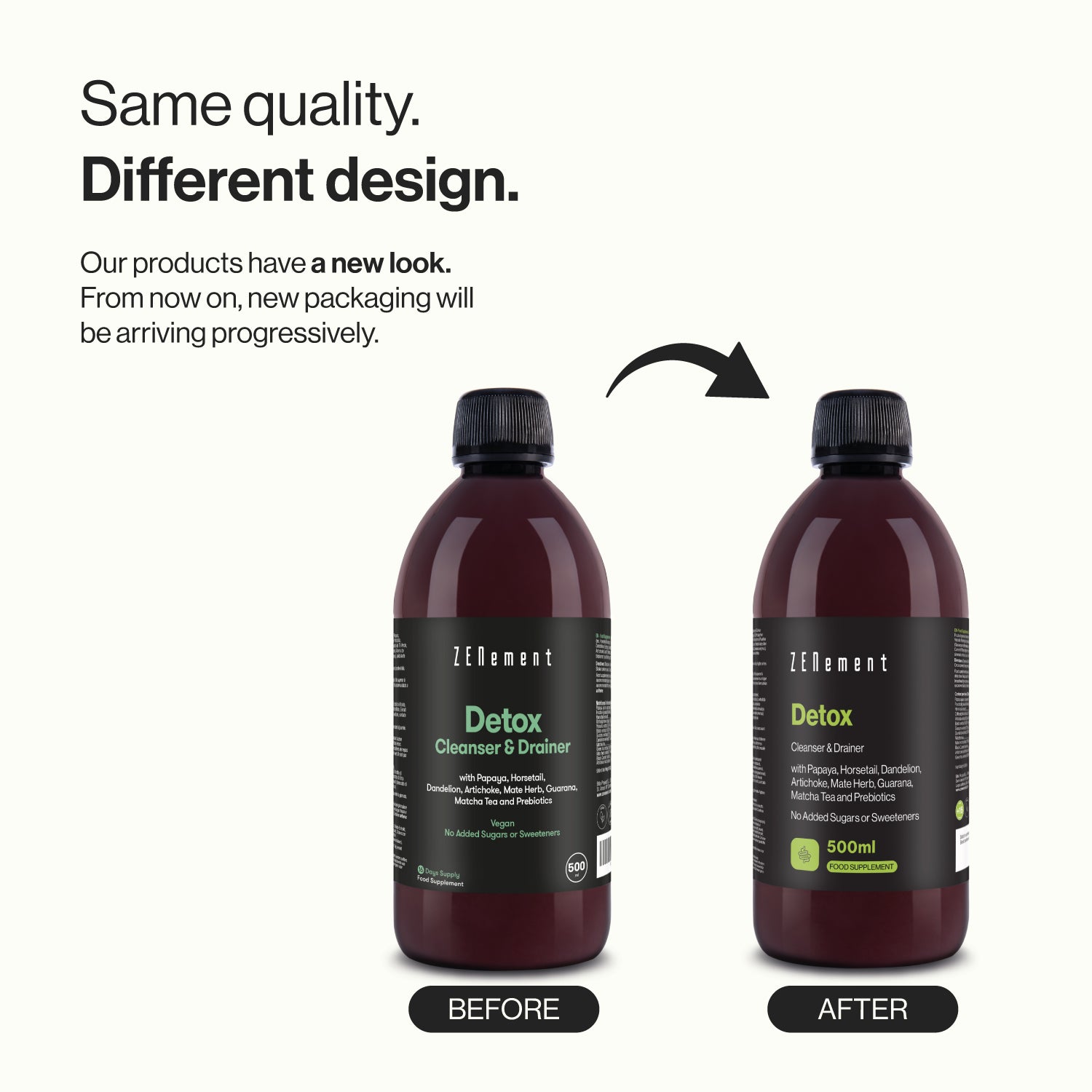 Detox Cleanser & Drainer Vegan, No Added Sugars or Sweeteners