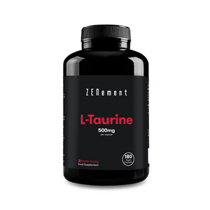 L-Taurina 500 mg por cápsula - 180 Cápsulas