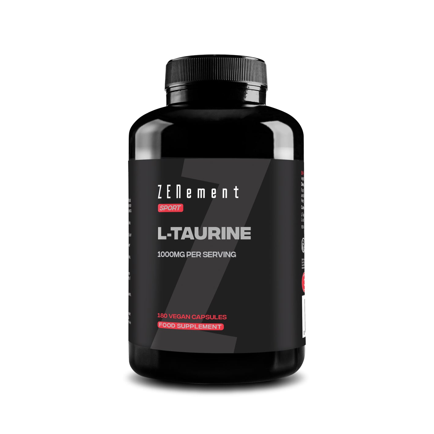 L-Taurina 500 mg por cápsula - 180 Cápsulas