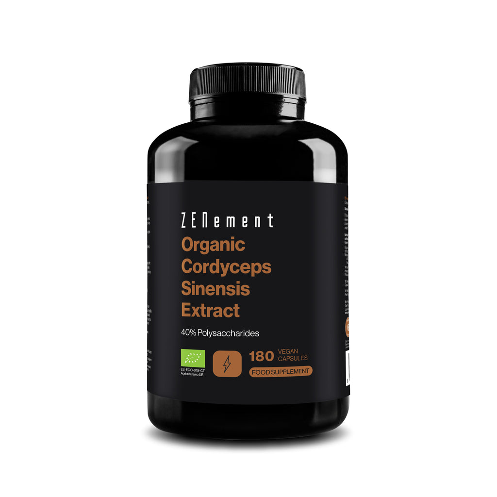 Organic Cordyceps Sinensis Extract 40% Polysaccharides - 180 Capsules