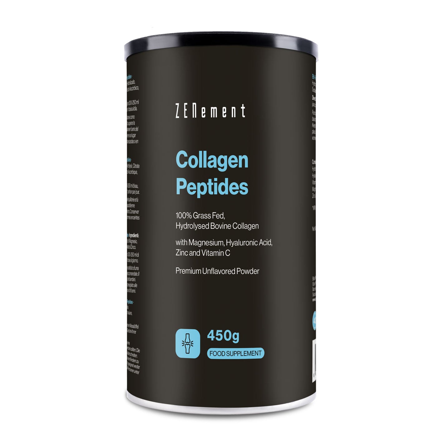 Peptides de Collagène Collagène bovin hydrolysé, 100 % nourri à l'herbe - 450g