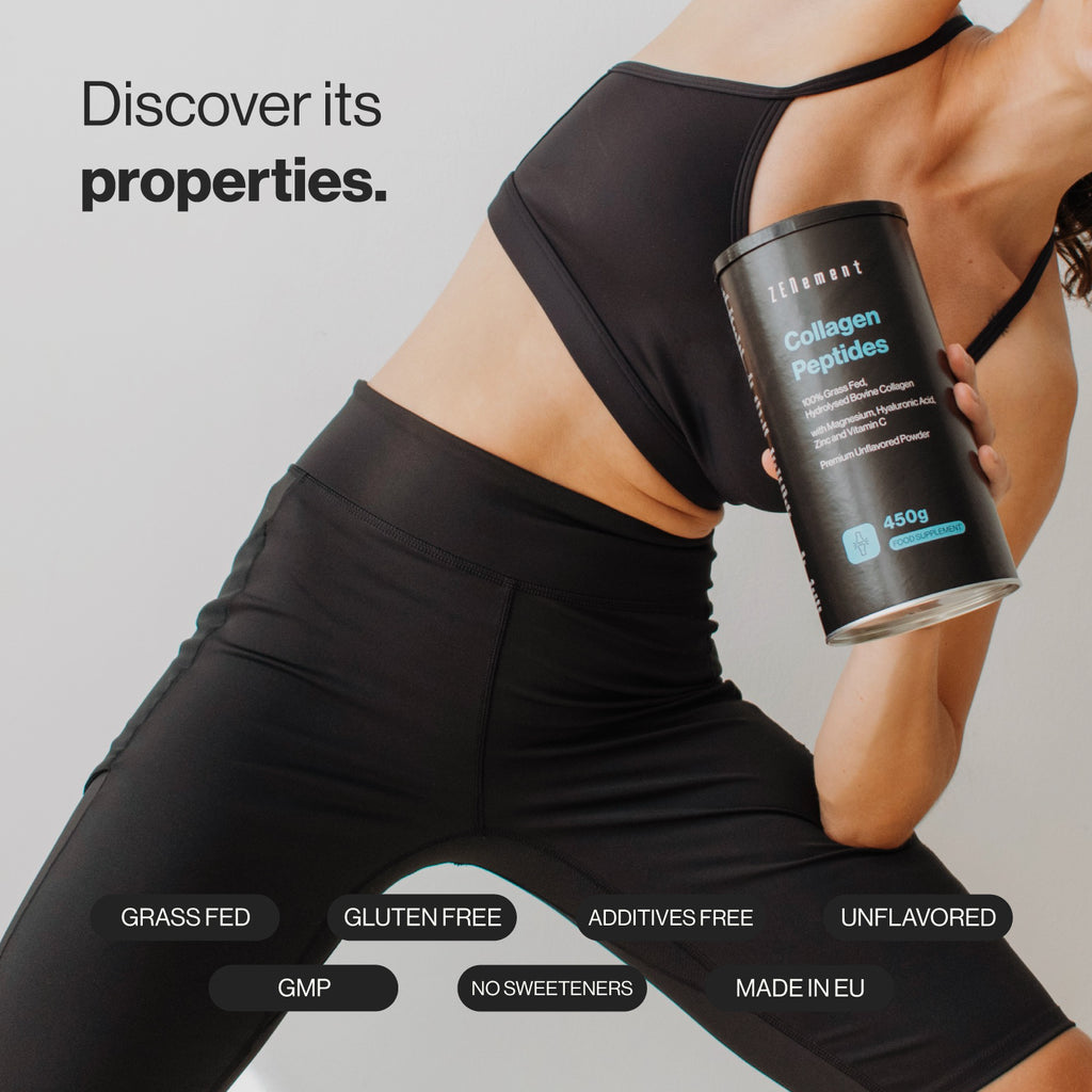 Peptidi di Collagene Collagene bovino idrolizzato e nutrito con erba al 100%. - 450g