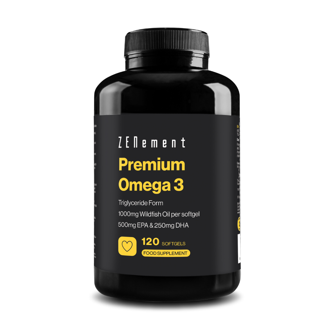 Omega 3 Premium En forma de Triglicéridos - 120 Cápsulas blandas