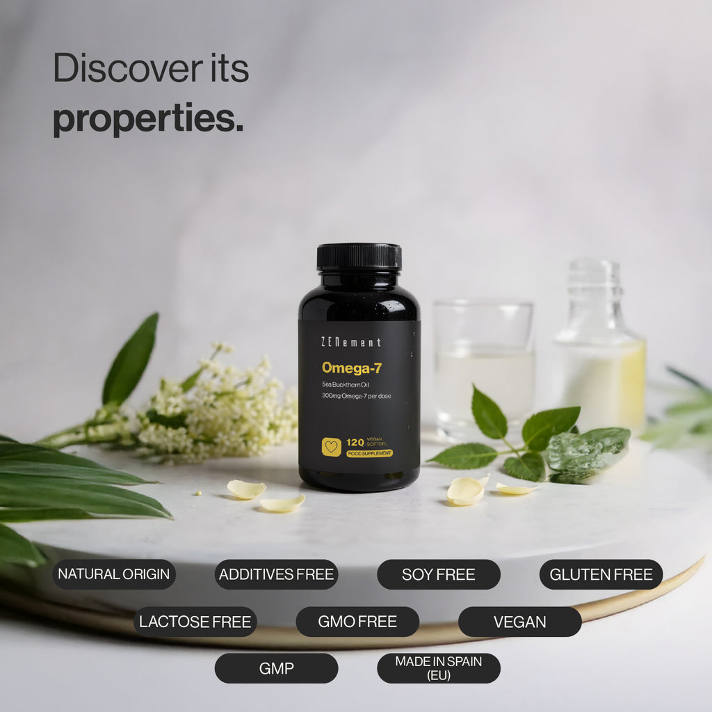 Omega-7 Huile d’Argousier - 120 Capsules Végans