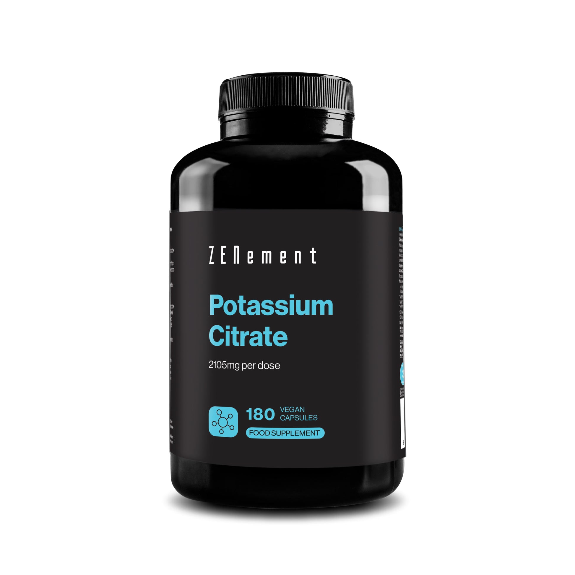 Potassium Citrate 2105mg per dose - 180 Vegan Capsules