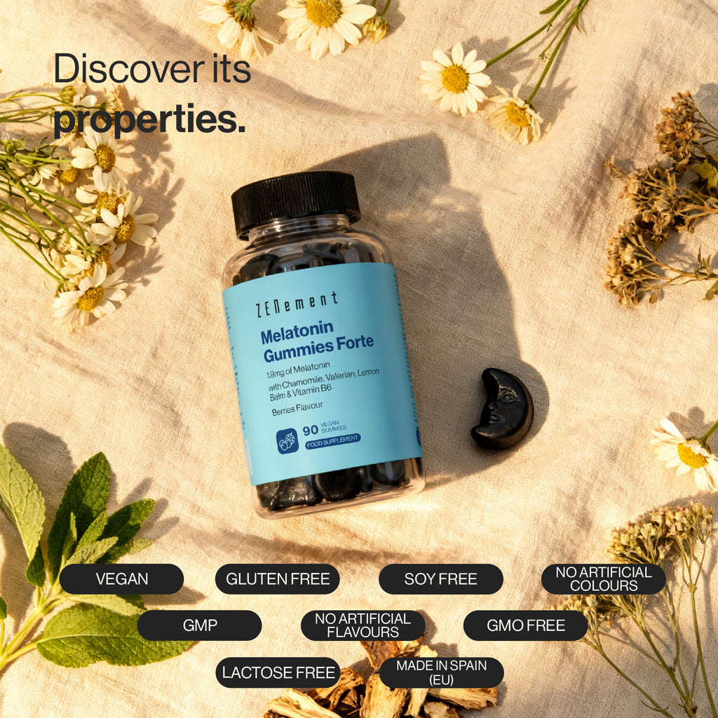 Gommes de Mélatonine Forte 1,9 mg de Mélatonine - 90 Gommes Véganes