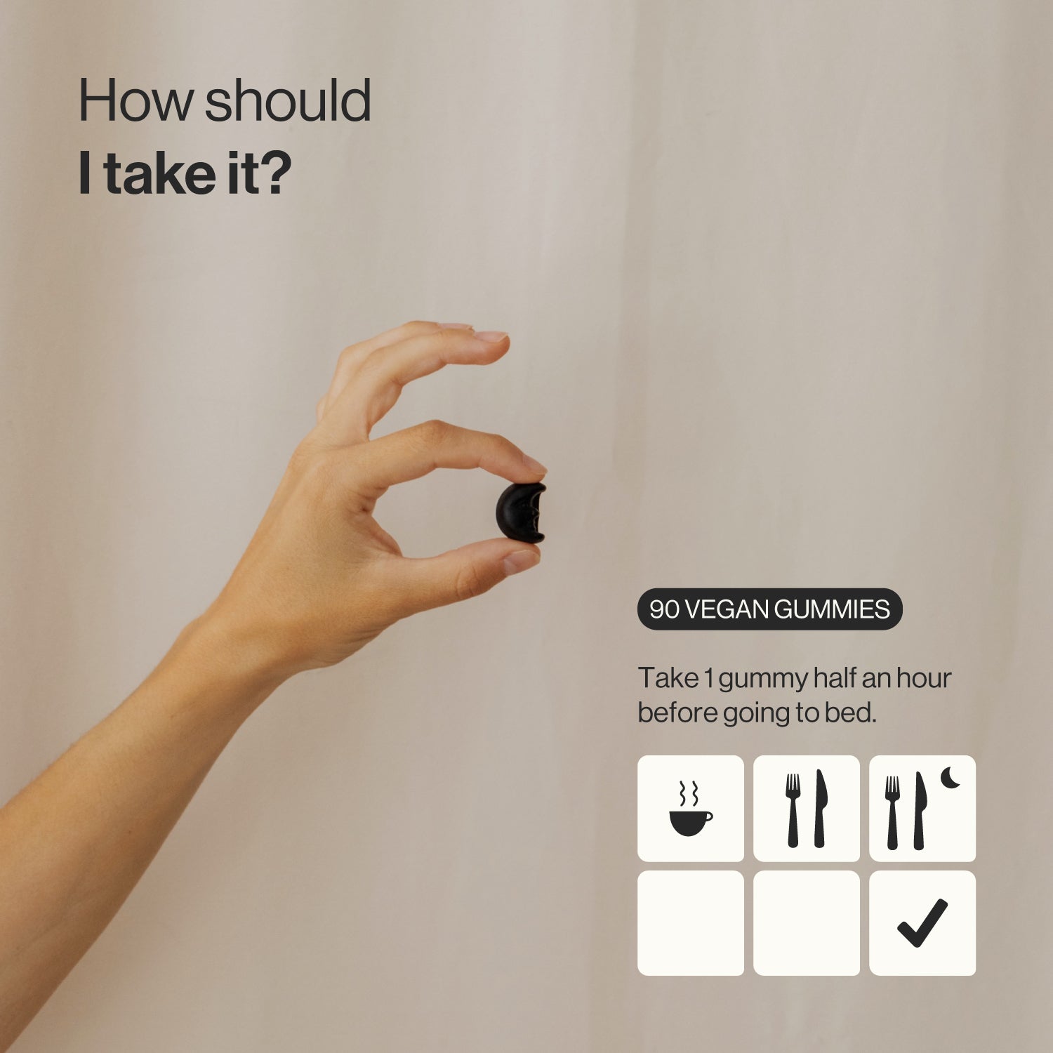 Gummies de Melatonina Forte 1,9 mg de Melatonina - 90 Gominolas Veganas