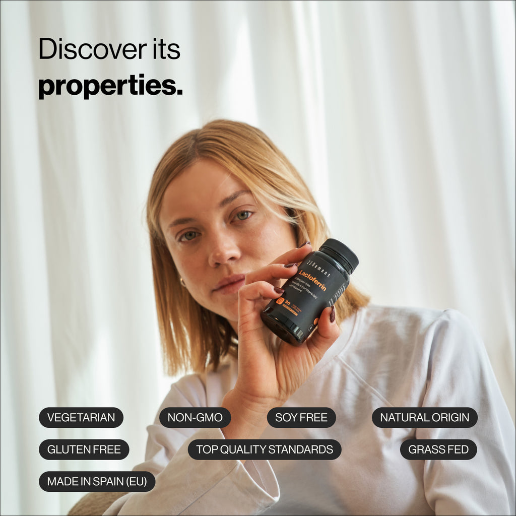 Lactoferrina 200 mg por dosis - 90 Cápsulas Vegetarianas