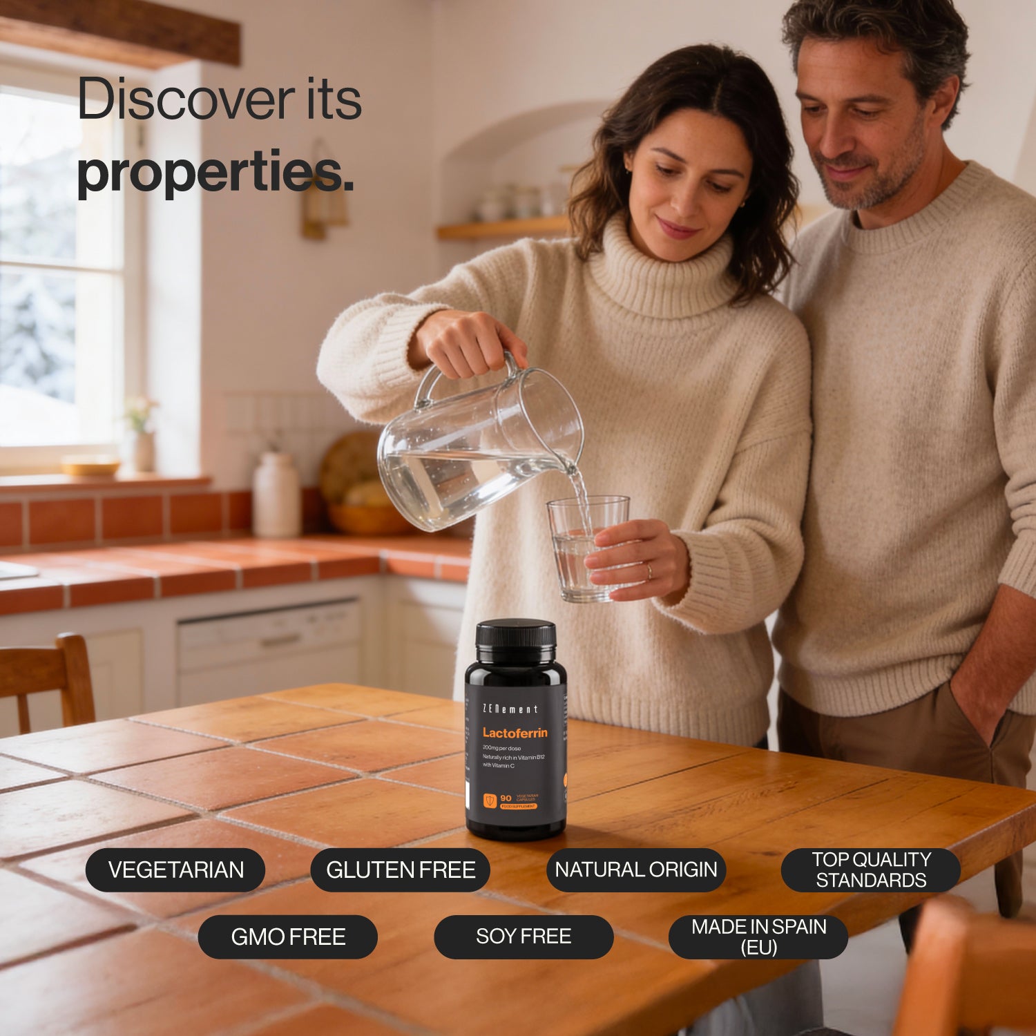 Lattoferrina 200 mg per dose - 90 Capsule Vegetariane