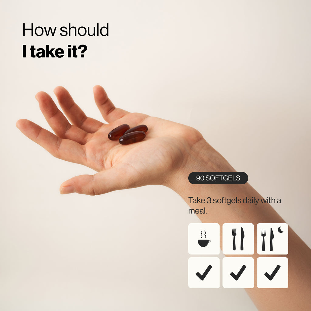 FertiZen Men with Ubiquinol, DHA, L-Carnitina, Zinc, Magnesium & Vitamins B6, B9, B12 - 90 Softgels