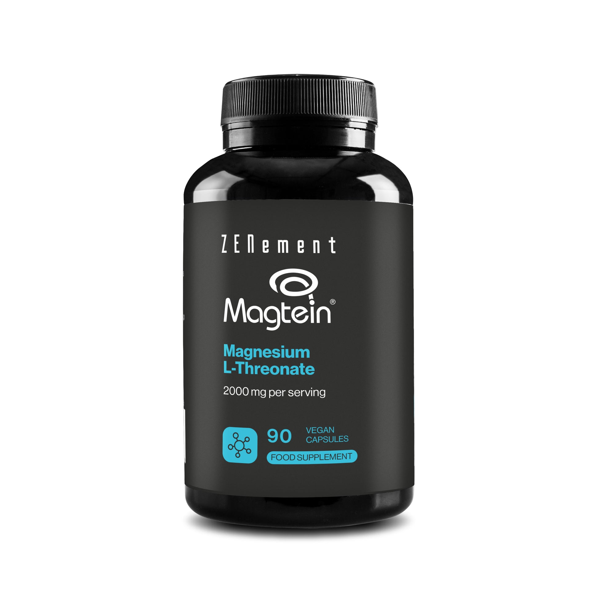 Magnesium L-Threonate 2000 mg per serving - 90 Vegan Capsules