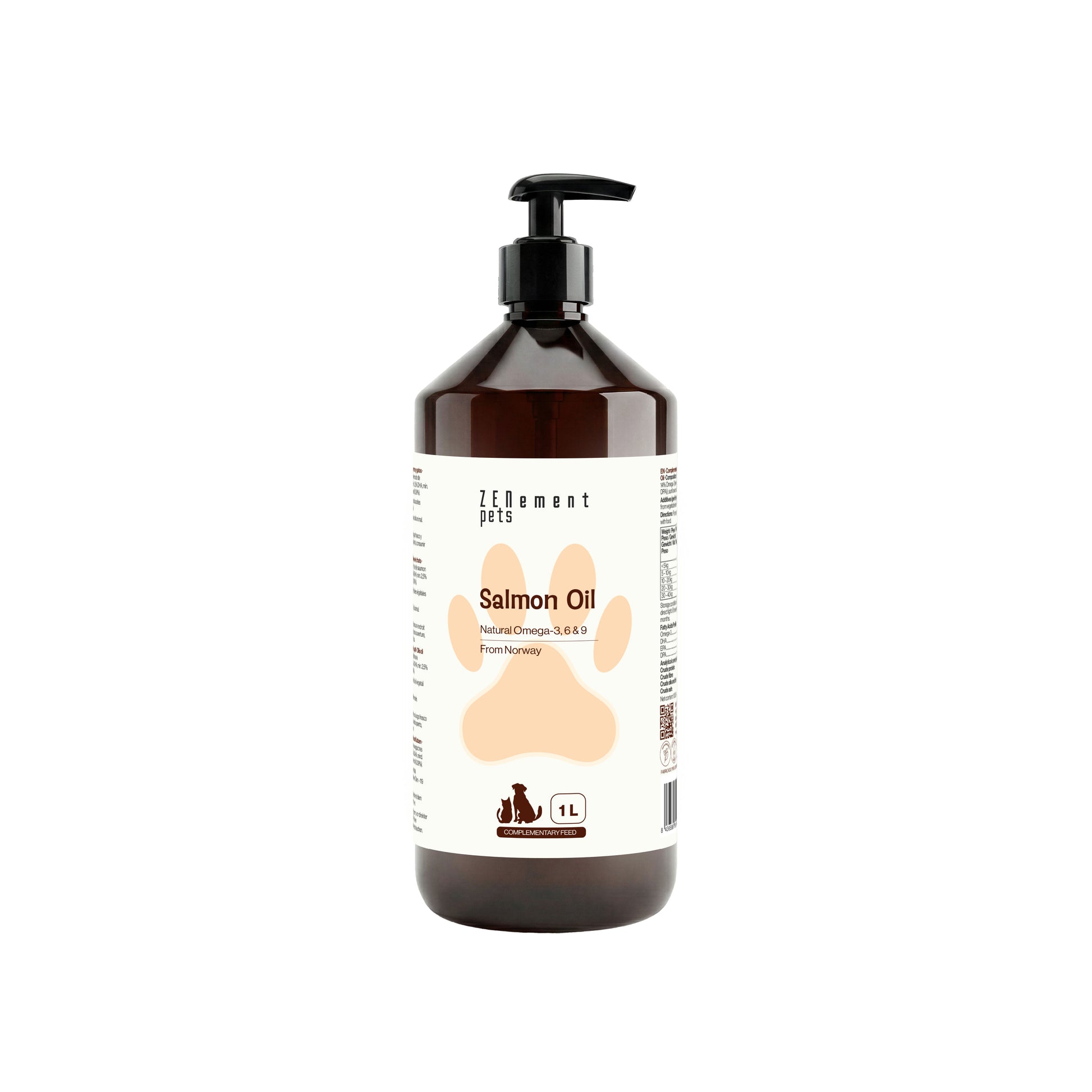 Salmon oil  Natural Omega-3, 6 & 9 - 1000ml