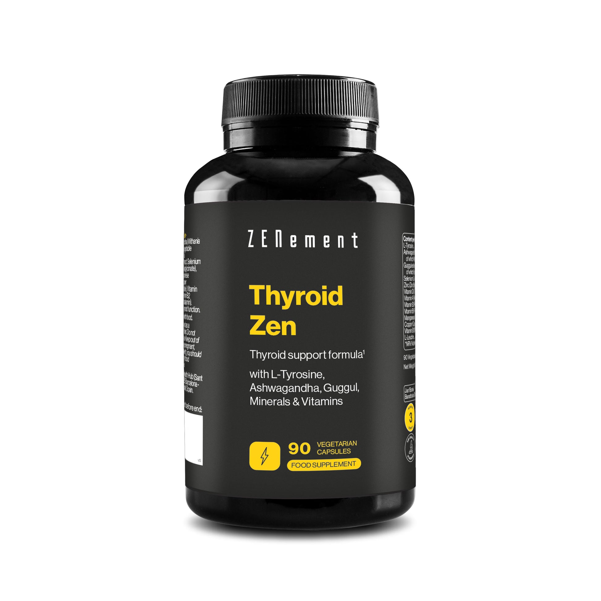 Thyroid Zen Fórmula de Apoyo Tiroideo - 90 Cápsulas Vegetarianas