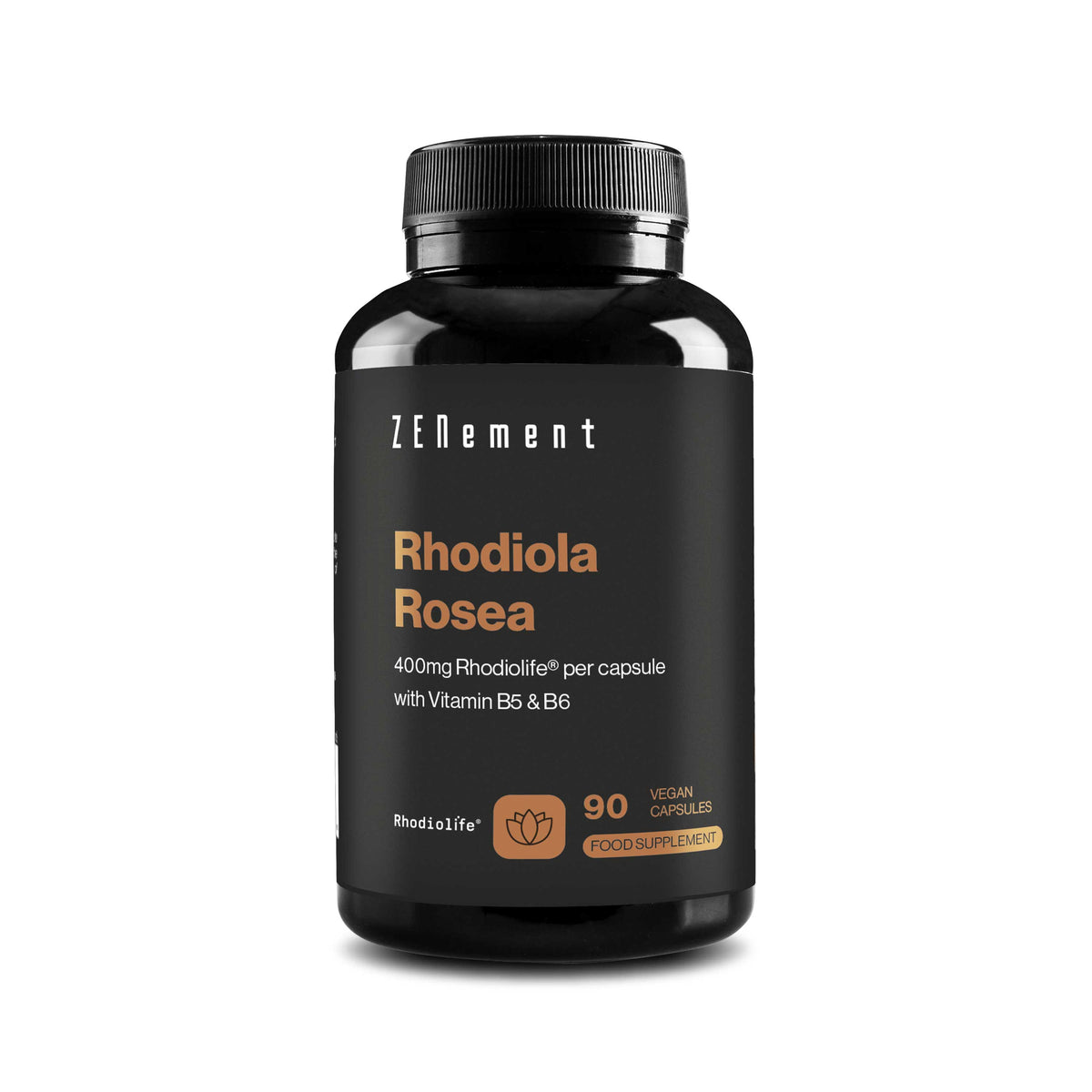 Rhodiola Rosea 400mg Rhodiolife® - 3% Rosavins, 1% Salidroside, 1 a Day