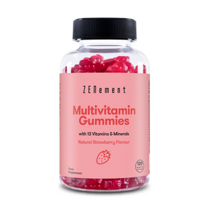 Gommes Multivitamines et Minéraux pour Enfants et Adultes Avec 13 Vitamines et Minéraux - 120 Gummies