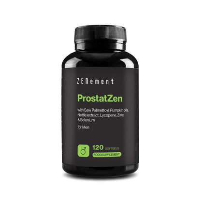 ProstatZen with Saw Palmetto & Pumpkin oils, Nettle extract, Lycopene, Zinc & Selenium - 120 Softgels